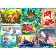 Puzzle Brain Tree Animaux Mignons de 1000 Pièces