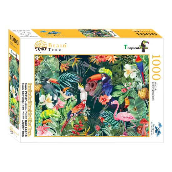 Puzzle Brain Tree Nature Tropicale de 1000 Pièces