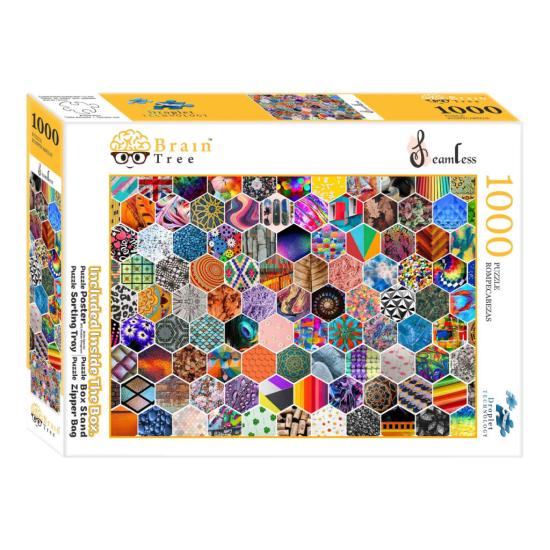 Puzzle Brain Tree Motifs Hexagonaux de 1000 Pièces