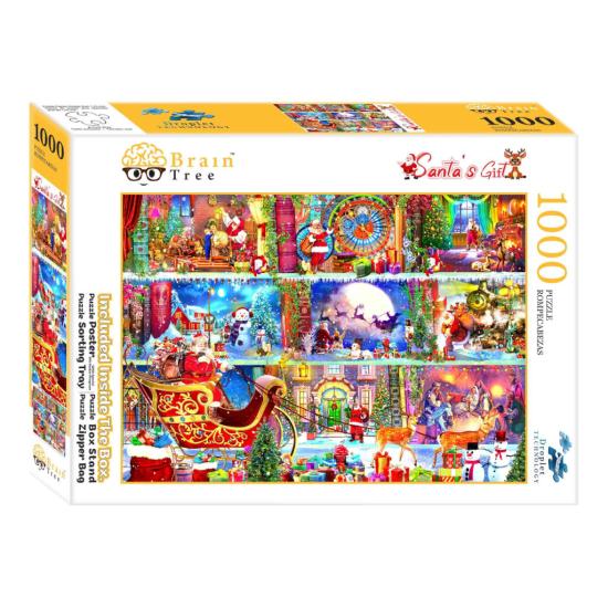 Puzzle Brain Tree Cadeaux du Père Noël de 1000 Pièces