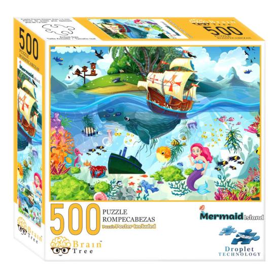 Puzzle Brain Tree Sirène de 500 Pièces
