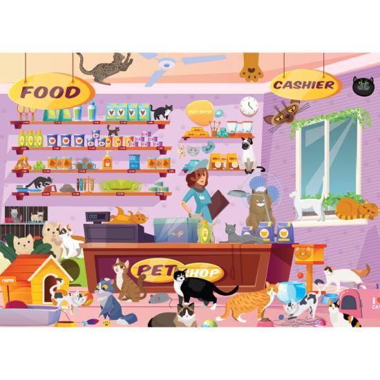 Puzzle Brain Tree Animalerie de 500 Pièces