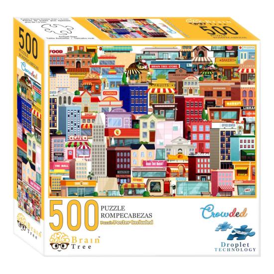 Puzzle Brain Tree Une Ville Peuplée de 500 Pièces