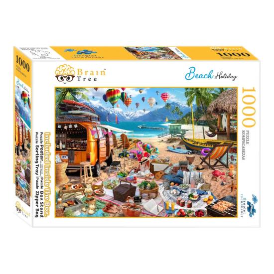 Puzzle Brain Tree Vacances à la Plage de 1000 Pièces