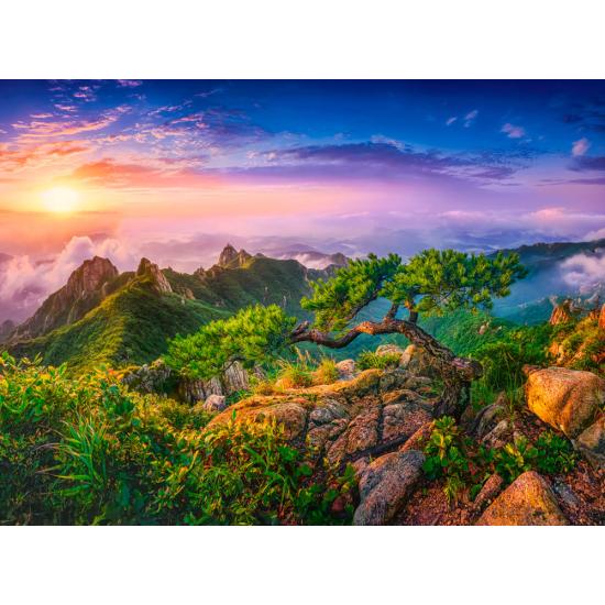 Puzzle Castorland Lever De Soleil À Wolchulsan, En Corée Du Sud