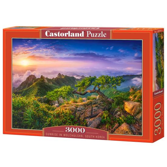 Puzzle Castorland Lever De Soleil À Wolchulsan, En Corée Du Sud