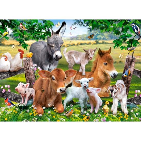 Puzzle Castorland Animaux de la Ferme 100 pièces Puzzle Castorland Animaux de la Ferme 100 pièces
