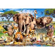 Puzzle Castorland Animaux de la savane 1500 pièces