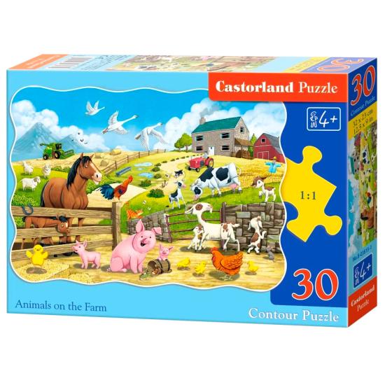 Puzzle Castorland Animaux À La Ferme 30 pièces