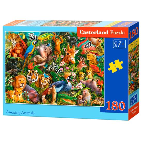 Puzzle Castorland Animaux Incroyables 180 Pièces