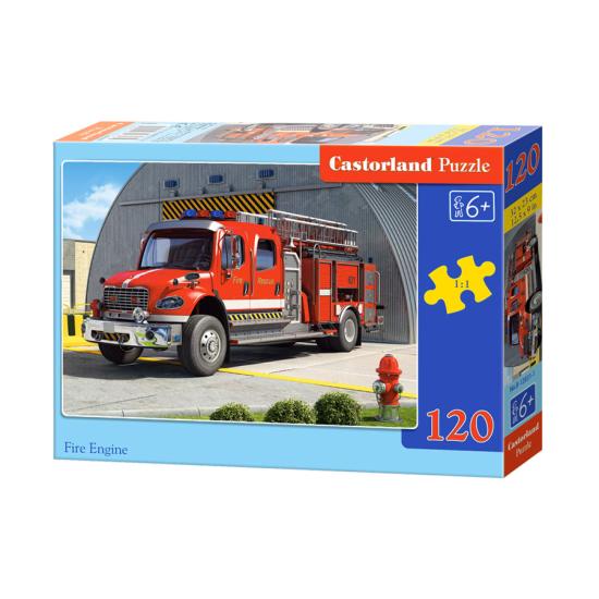 Castorland Vieux Camion de Pompiers Puzzle 120 pièces Castorland Vieux Camion de Pompiers Puzzle 120 pièces