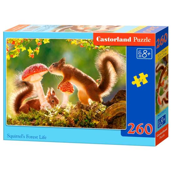 Puzzle Écureuils de la forêt de Castorland 260 pièces