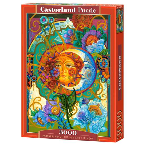 Puzzle Castorland Partenariat Du Soleil Et De La Lune 3000 pièce