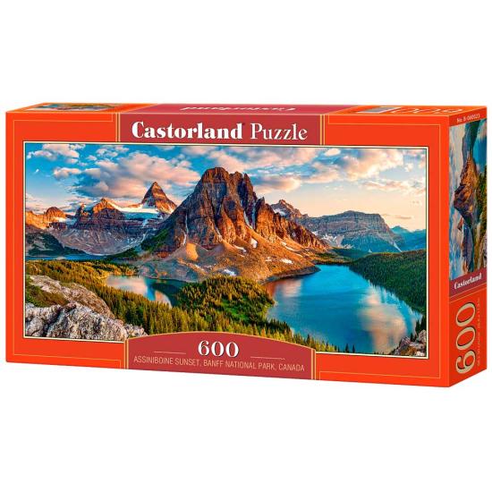 Castorland Coucher de soleil à Assiniboine, Canada Puzzle 60