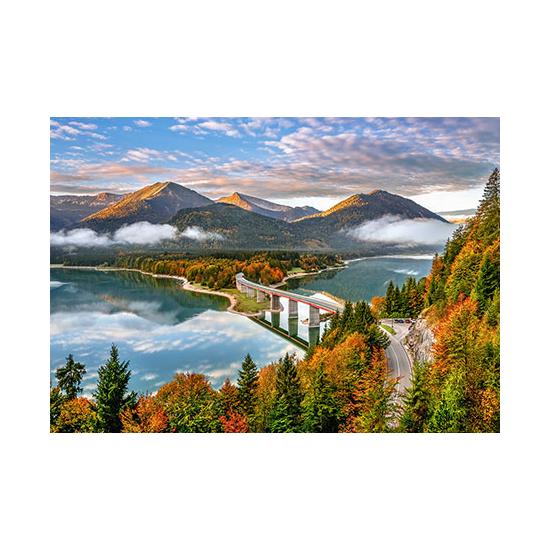 Castorland Coucher de soleil sur le lac Sylvenstein Puzzle 500 p