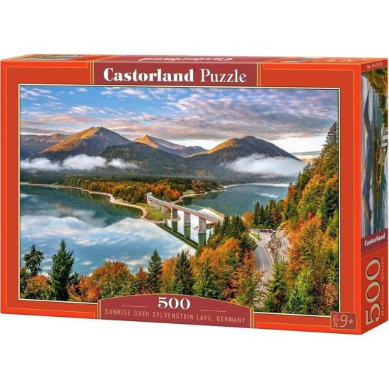 Castorland Coucher de soleil sur le lac Sylvenstein Puzzle 500 p