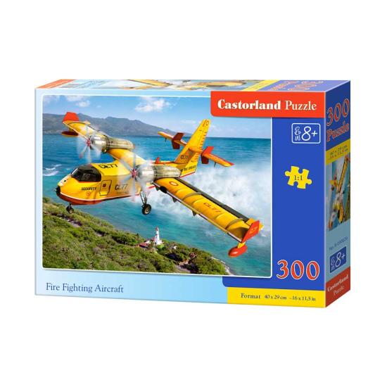 Puzzle Avion de pompiers Castorland 300 pièces