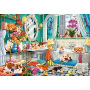 Puzzle Castorland Bain fou Pour Animaux de Compagnie de 1500 P