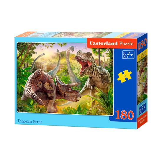 Puzzle Castorland Bataille de dinosaures 180 pcs.