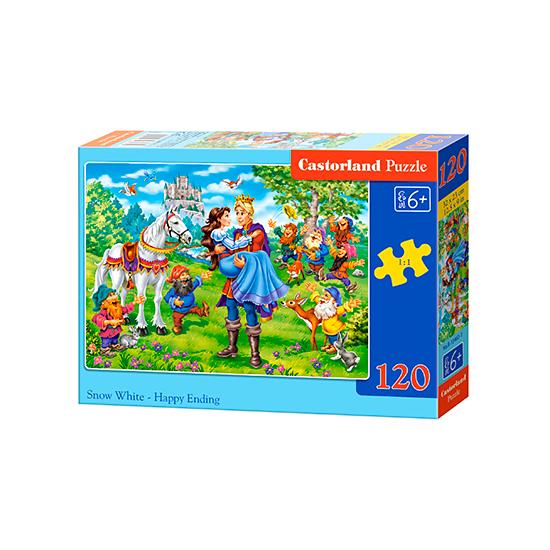 Puzzle Castorland Blanche-Neige Happy End 120 pièces