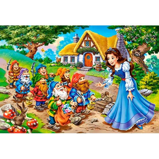 Puzzle Castorland Blanche-Neige et les 7 nains 40 pièces