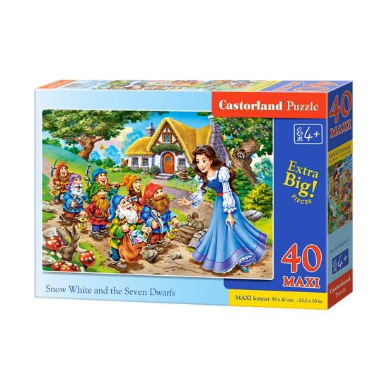 Puzzle Castorland Blanche-Neige et les 7 nains 40 pièces