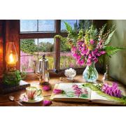 Castorland Nature morte aux fleurs violettes Puzzle 1000 piè