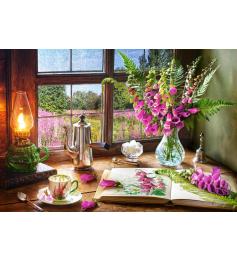 Castorland Nature morte aux fleurs violettes Puzzle 1000 piè