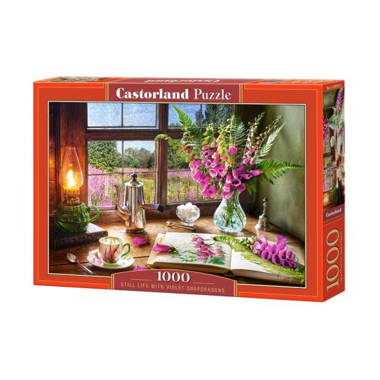 Castorland Nature morte aux fleurs violettes Puzzle 1000 piè