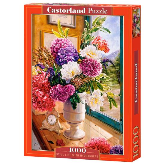 Castorland Nature Morte avec Hortensias Puzzle 1000 pièces