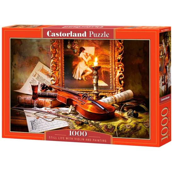 Castorland Nature Morte de Violon et Peinture Puzzle 1000 pièces