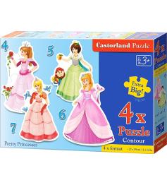 Puzzle Castorland Jolies Princesses Progressif 4+5+6+7