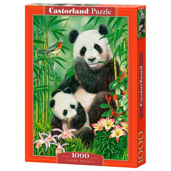 Puzzle Castorland Brunch des Pandas de 1000 Pcs