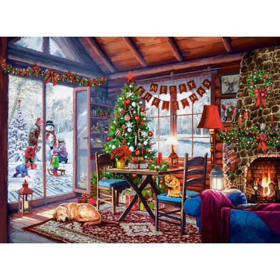Puzzle Castorland  Cabane de Noël 2000 pièces Puzzle Castorland  Cabane de Noël 2000 pièces