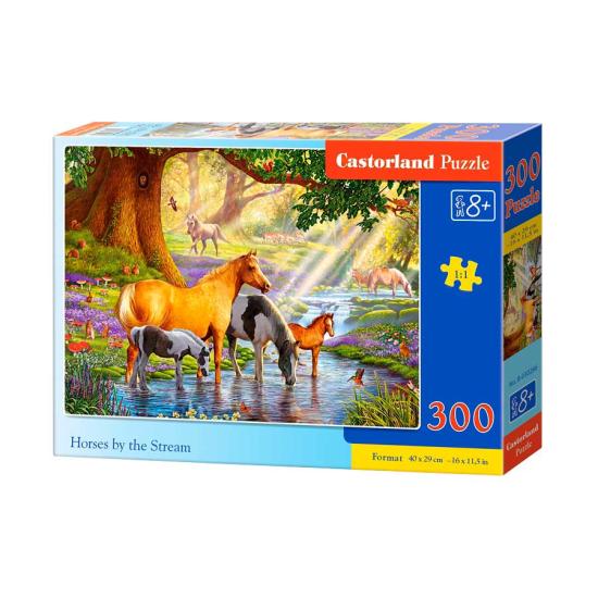 Castorland Horses by the Stream Puzzle 300 pièces