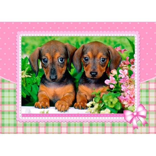Puzzle Castorland Chiots teckel 120 pièces