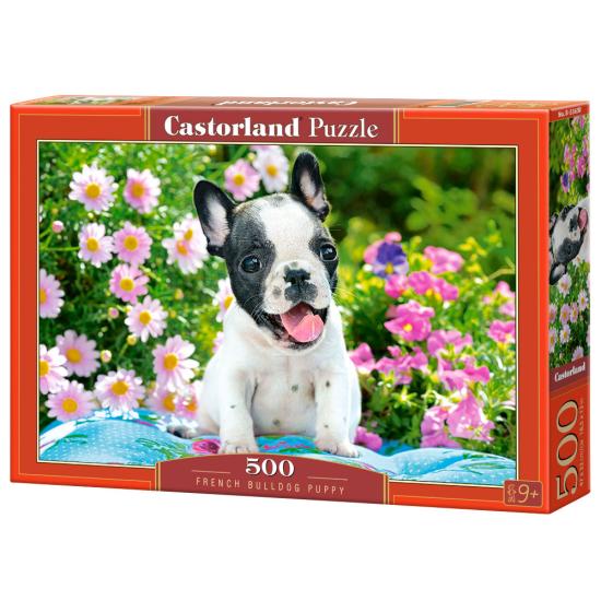 Puzzle Castorland Chiot Bouledogue Français 500 pièces