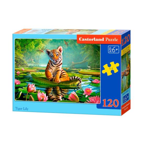 Castorland Puzzle Tigre 120 pièces