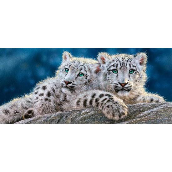 Puzzle Castorland Snow Leopard Cubs 600 pièces