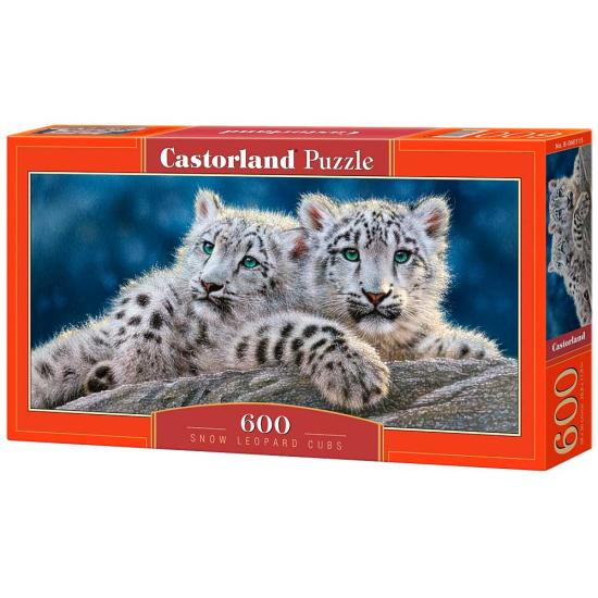 Puzzle Castorland Snow Leopard Cubs 600 pièces