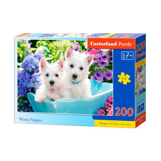 Castorland Westie Puppies Puzzle 200 pièces