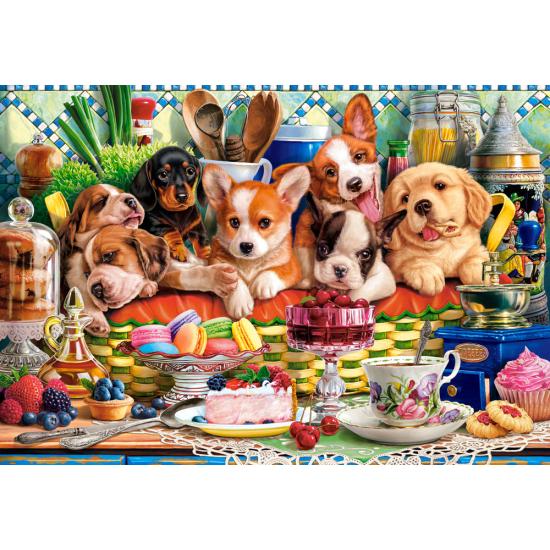 Puzzle Castorland Dessert pour chiots 1000 Pièces