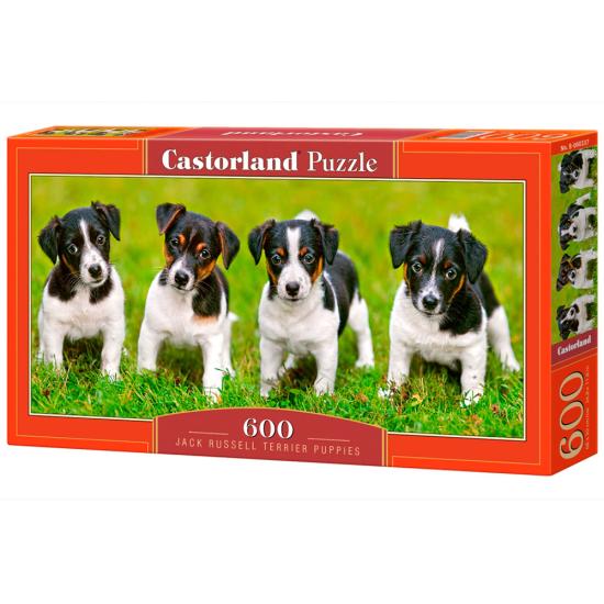 Puzzle Castorland Chiots Jack Russell Terrier 600 pièces Puzzle Castorland Chiots Jack Russell Terrier 600 pièces