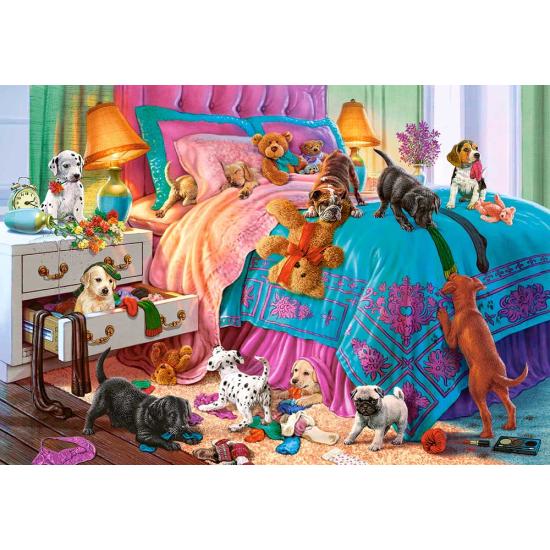 Castorland Naughty Puppies Puzzle 1000 pièces