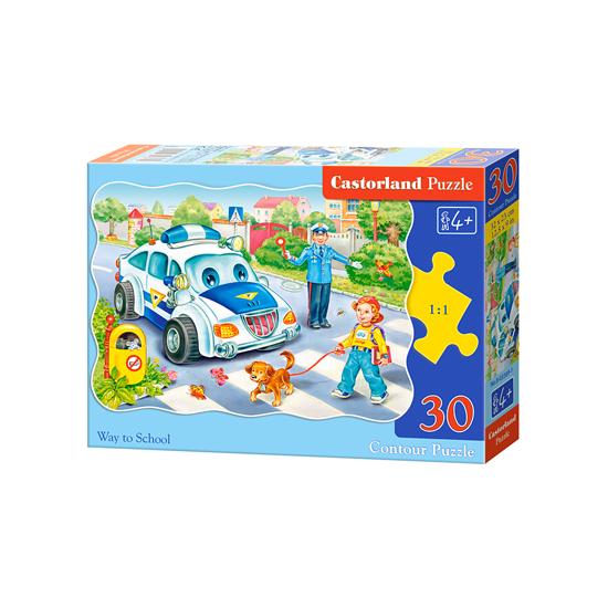 Castorland Road to School Puzzle 30 pièces