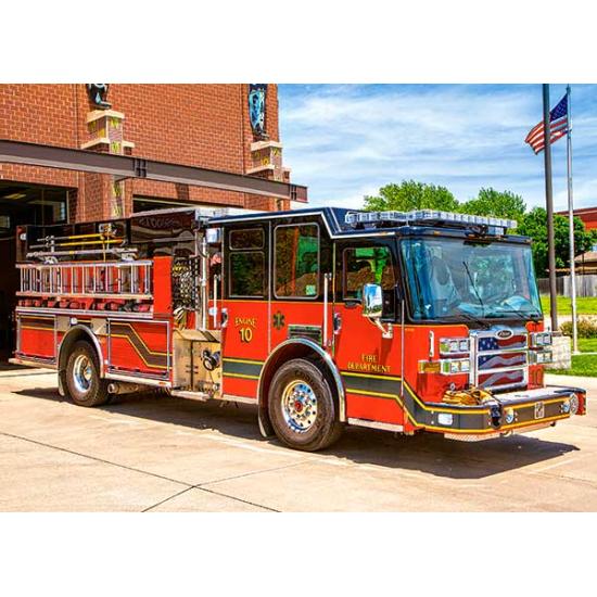 Puzzle Castorland camion de pompier 180 pièces