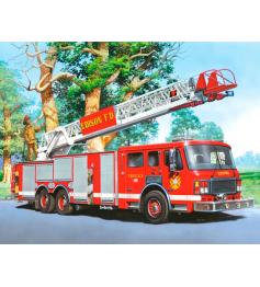 Castorland camion de pompier casse-tête 60 pièces
