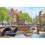 Puzzle Castorland Les Canaux D'Amsterdam 1000 Pieces