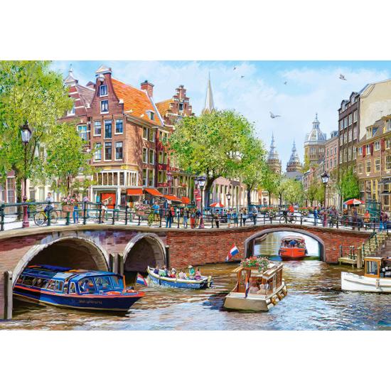 Puzzle Castorland Les Canaux D'Amsterdam 1000 Pieces