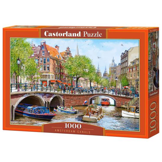 Puzzle Castorland Les Canaux D'Amsterdam 1000 Pieces